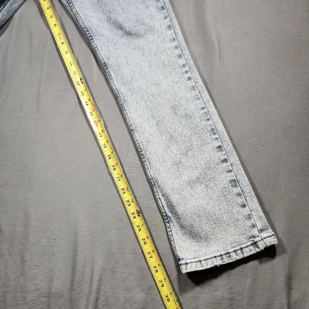 WONDER NATION Stonewash Denim Jeans Y2K Stretchy Women's Sz. 16 (29X29) EUC - Picture 8 of 12